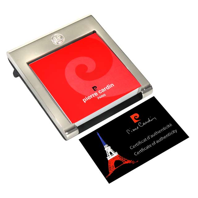 BITONO - PIERRE CARDIN Metal Memo Pad