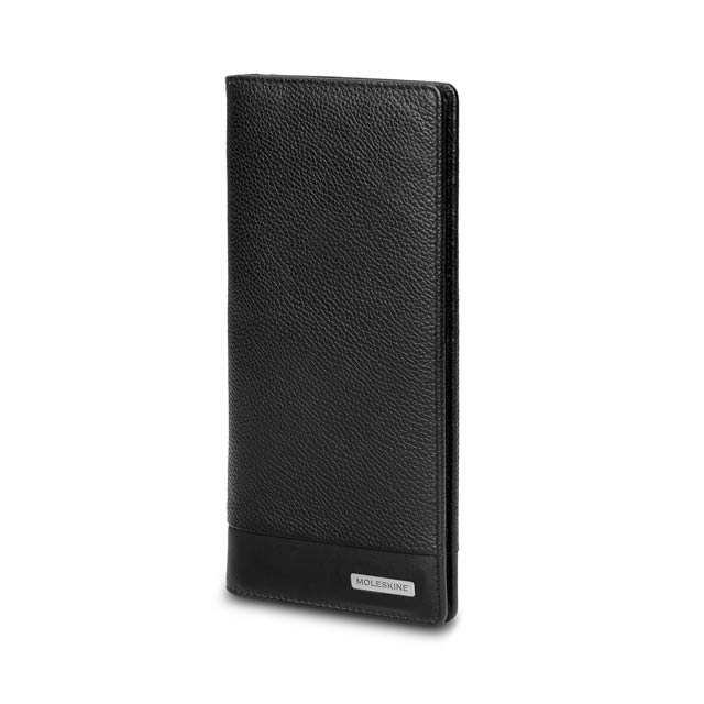 Moleskine Classic Match Leather Slimfold Wallet – Black