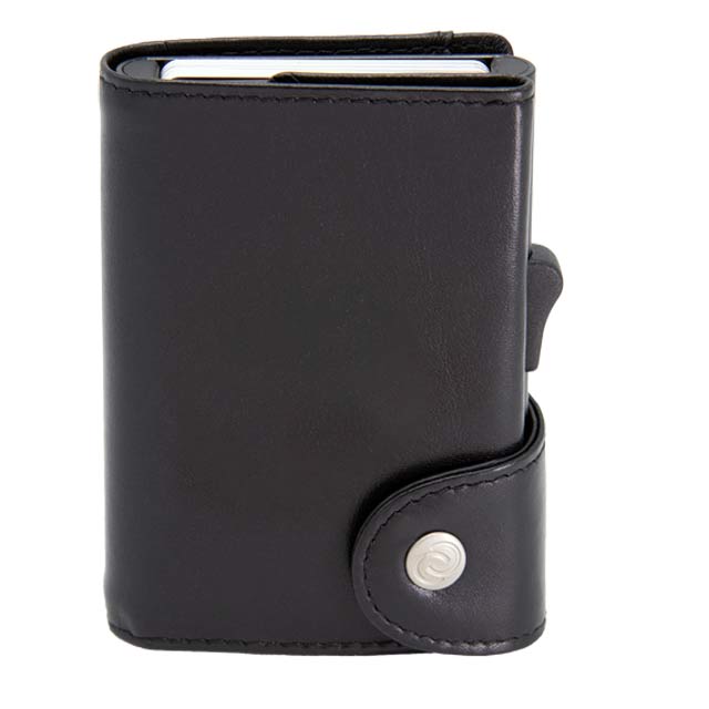 MARALIK – c-secure Classic Italian Leather RFID Wallet Black