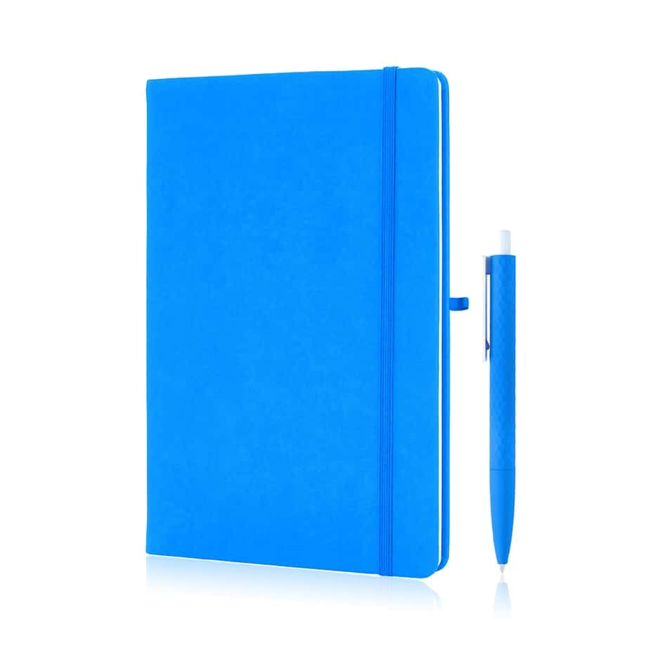 LIBELLET Giftology A5 Notebook With Pen Set (Aqua Blue)