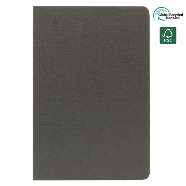 ORSHA – SANTHOME A5 rPET & FSC Certified Notebook – Grey (Anti-Microbial)