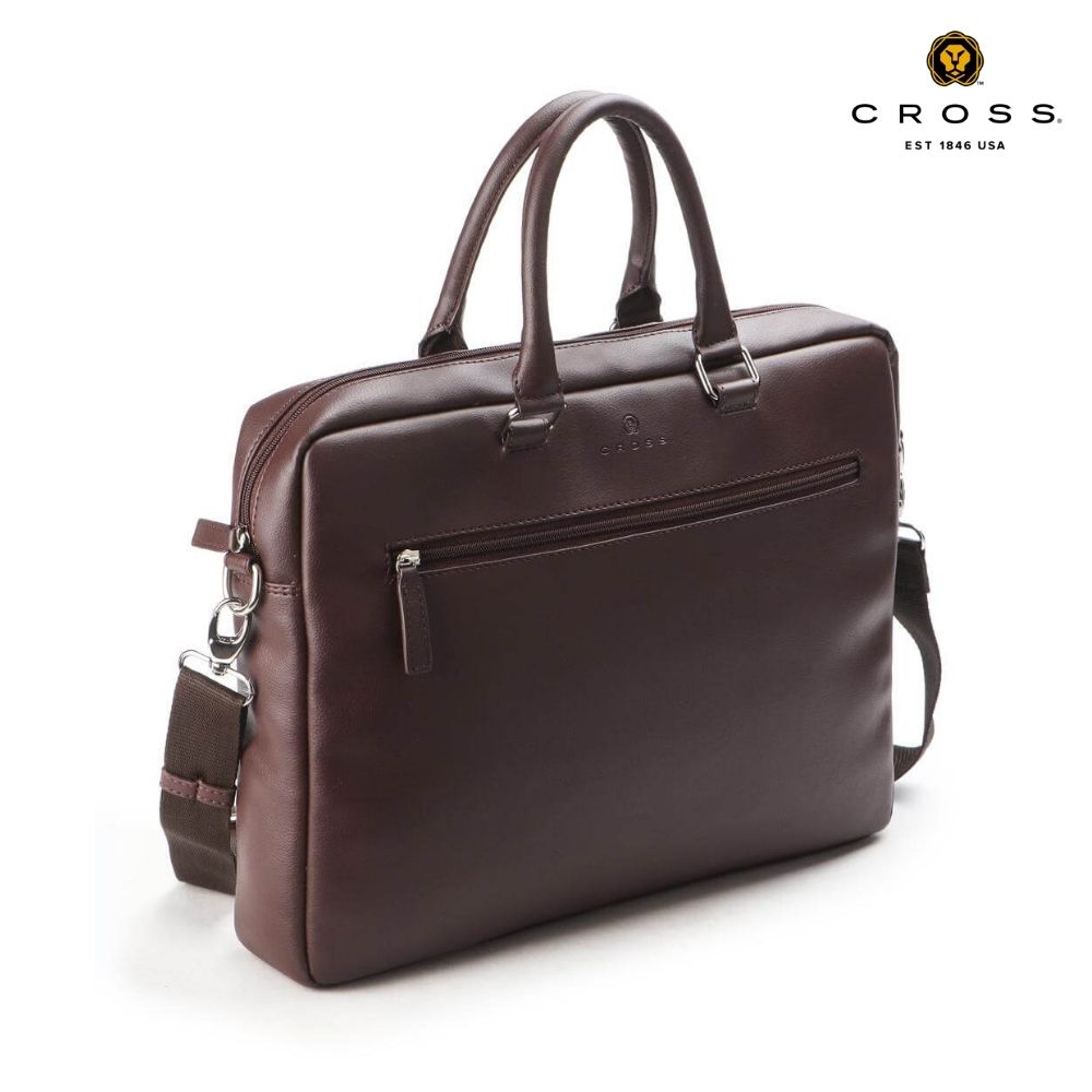 CROSS Jasper Office Laptop Briefcase - Brown