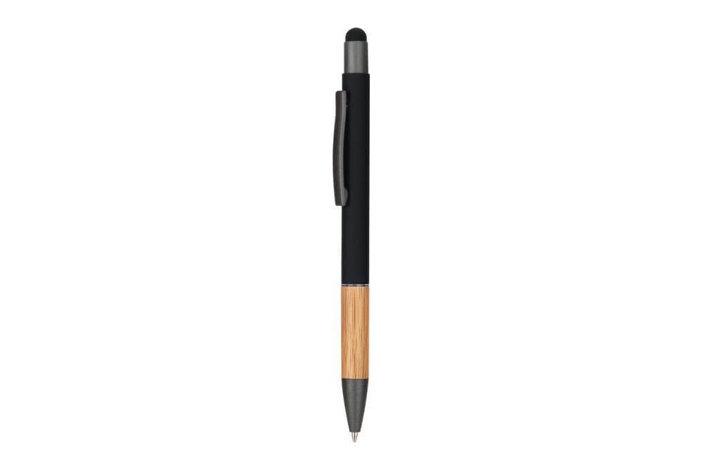 AYTOS – Metal Stylus Pen with Bamboo Grip – Black