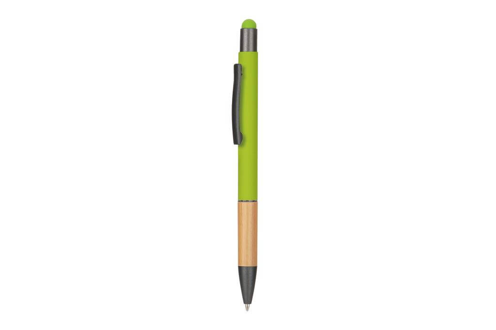 AYTOS – Metal Stylus Pen with Bamboo Grip – Green