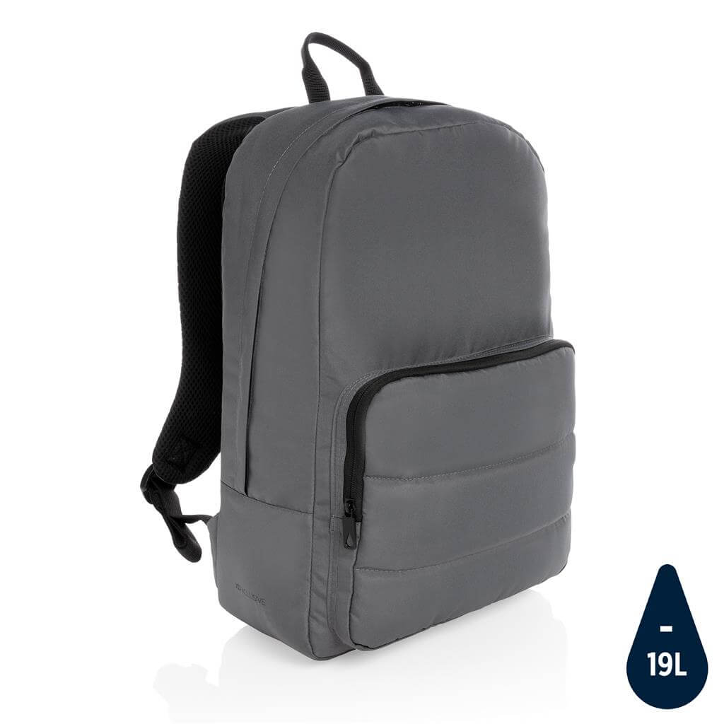 Impact AWARE™ RPET Basic 15.6" Laptop Backpack - Grey