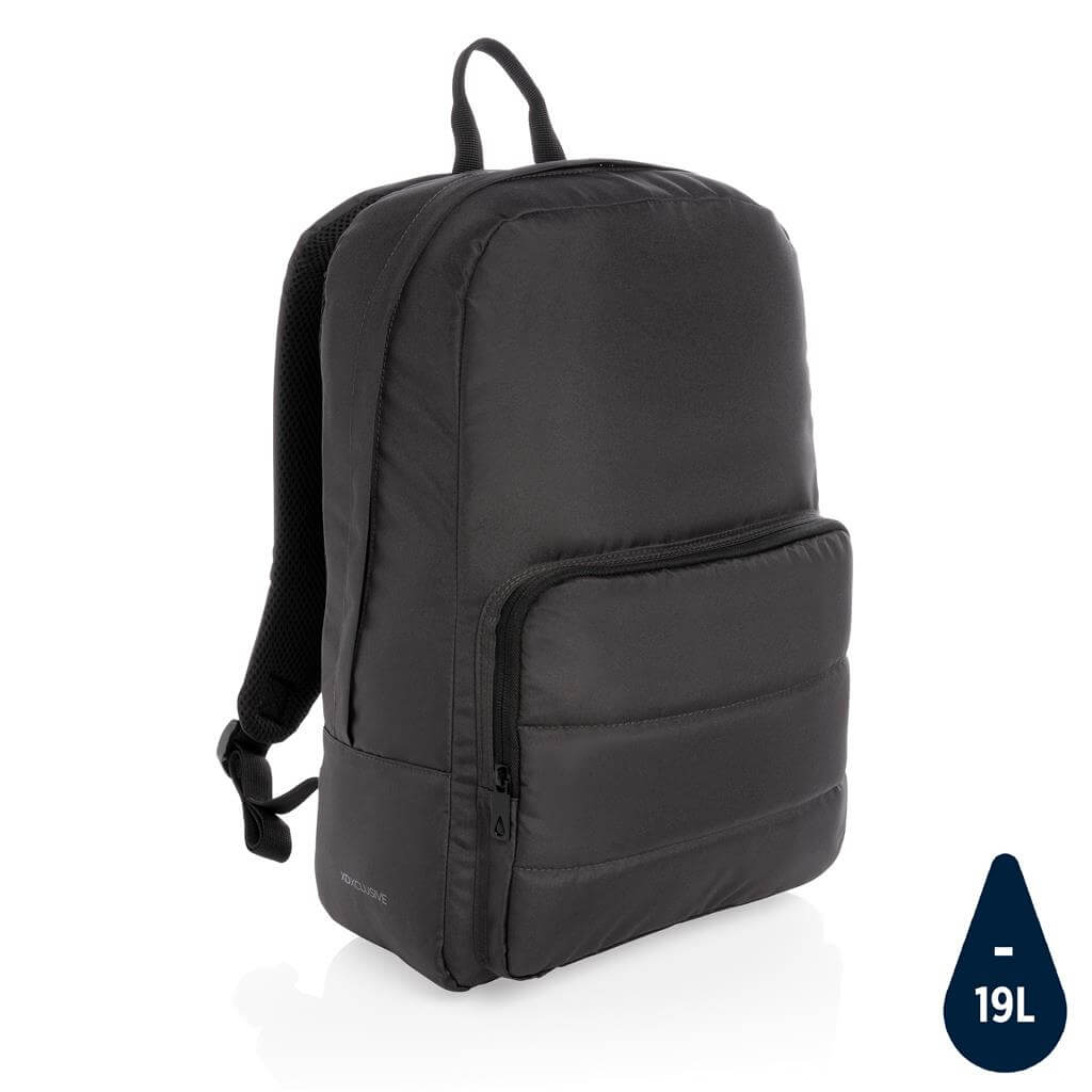 Impact AWARE™ RPET Basic 15.6″ Laptop Backpack – Black