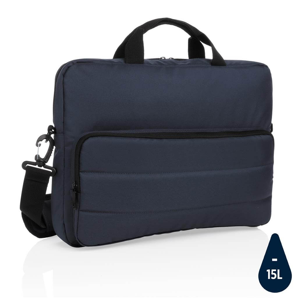 Impact AWARE™ RPET 15.6″ Laptop Bag – Navy Blue