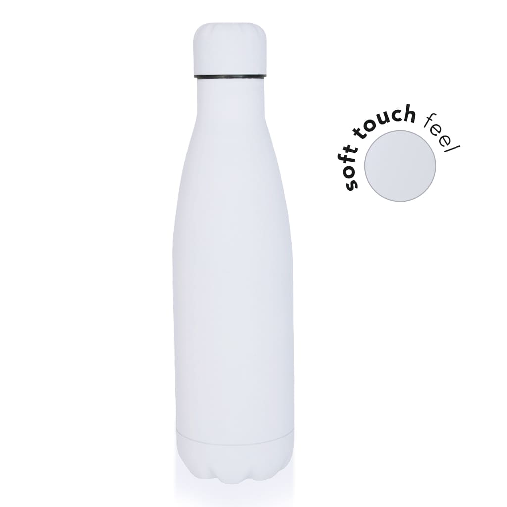 GRODNO – Soft Touch Insulated Water Bottle – White