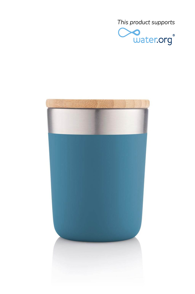 LAREN – CHANGE Collection Insulated Mug – Blue