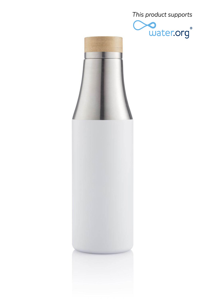 BREDA - CHANGE Collection Insulated Water Bottle - White