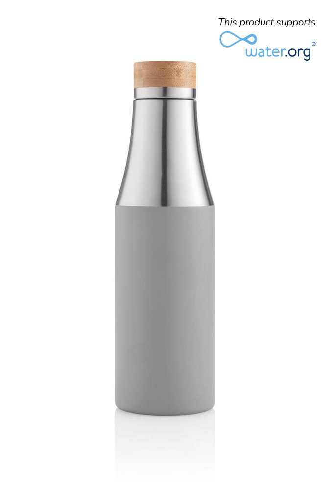 BREDA - CHANGE Collection Insulated Water Bottle - Grey