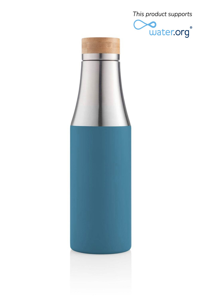 BREDA – CHANGE Collection Insulated Water Bottle – Blue