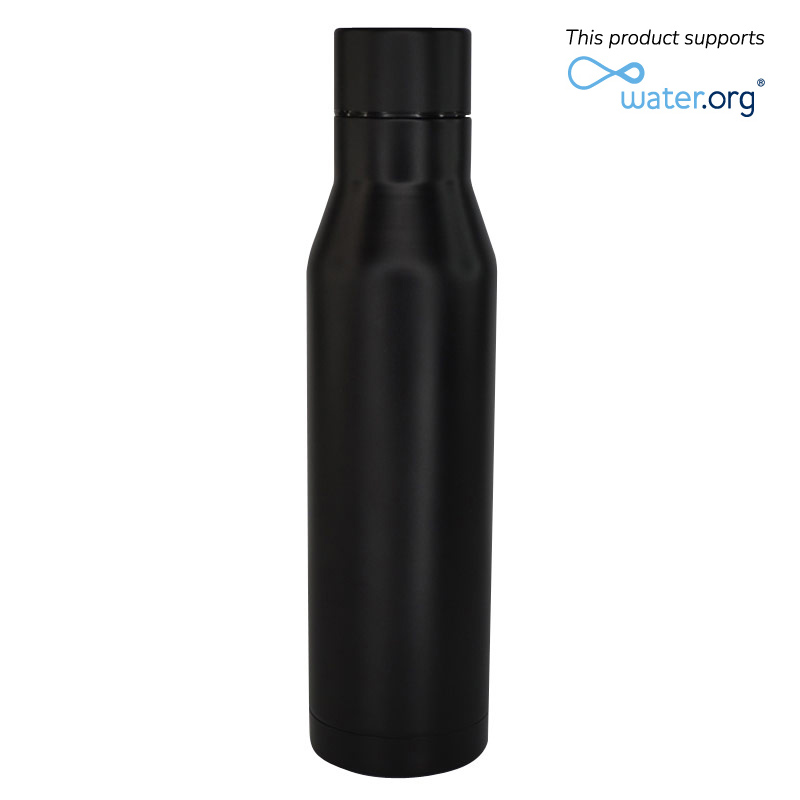 HUNFELD – CHANGE Collection SS Double Wall Water Bottle – Black