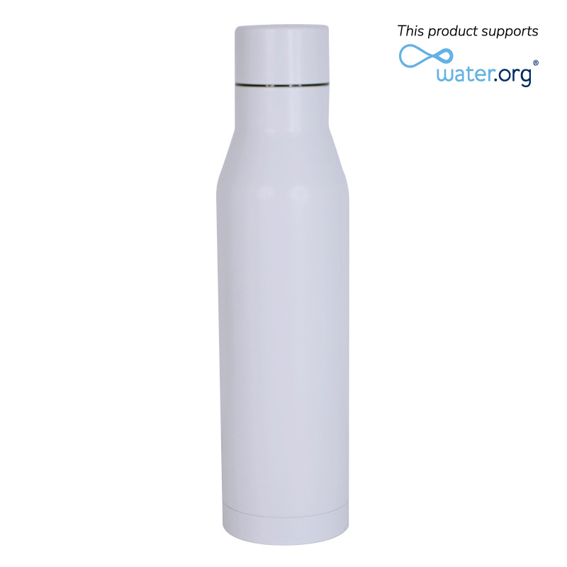 HUNFELD – CHANGE Collection SS Double Wall Water Bottle – White