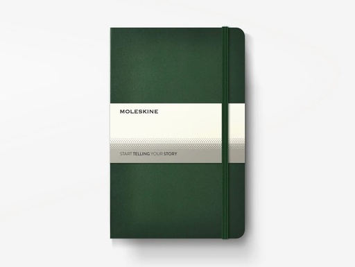 [OWMOL 329] Moleskine Classic Large Ruled Hard Cover Notebook - Myrtle Green