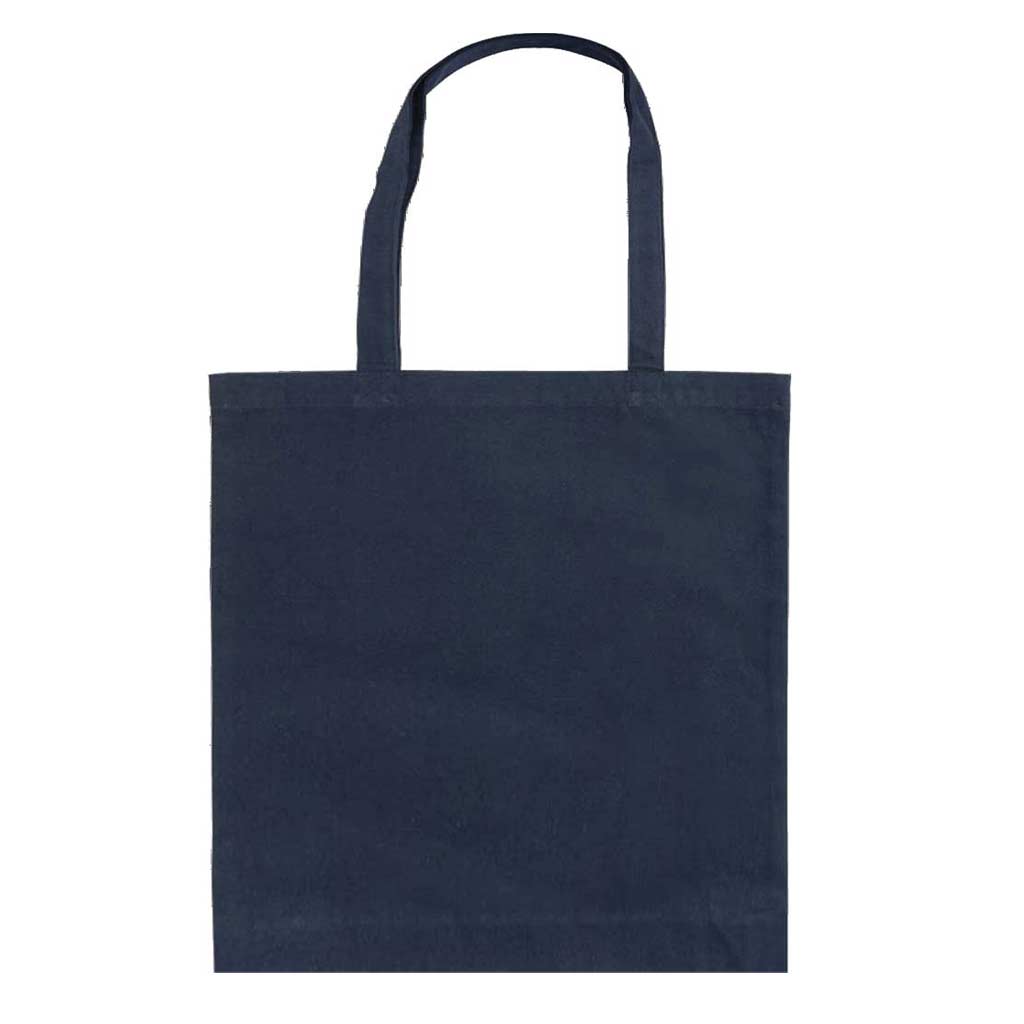 Navy blue canvas bag on sale