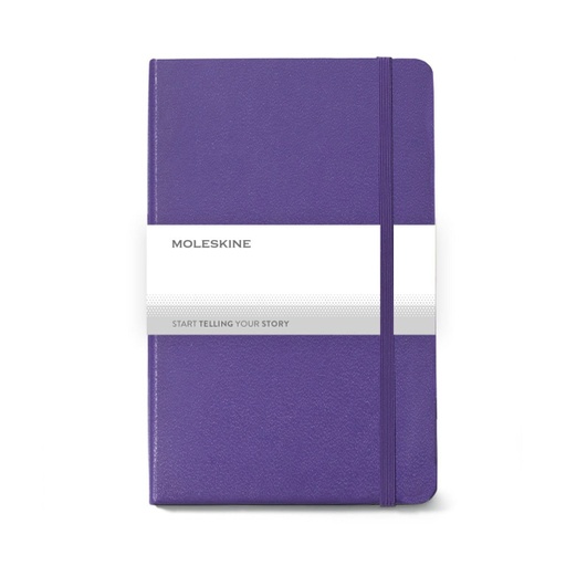 [OWMOL 5172] Moleskine Classic Hard Cover Large Ruled Notebook - Brilliant Violet