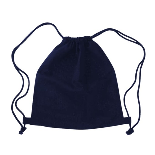 [CTEN 435] RINGE - Cotton Drawstring Bag - Navy Blue
