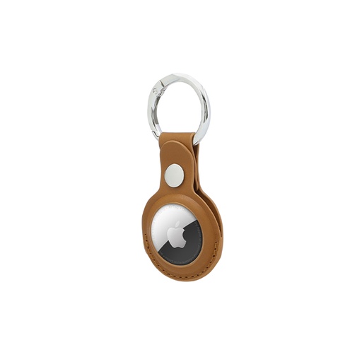 [MSKC 9165] LEEVI - Santhome® PU Keychain with Santhome Tag pocket - Tan