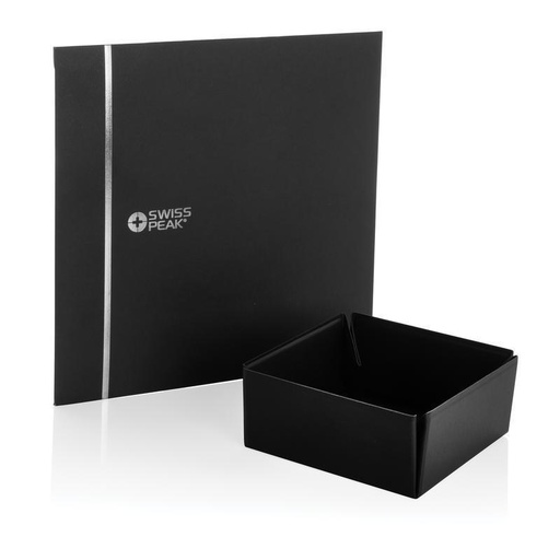 [STSW 5261] Swiss Peak® RCS Recycled PU Foldable Magnetic Storage Tray - Black