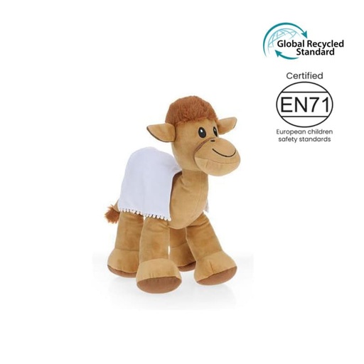 [PTEN 8103] eco-neutral® GRS Recycled Camel Plush Toy (EN71 tested) - 25cms