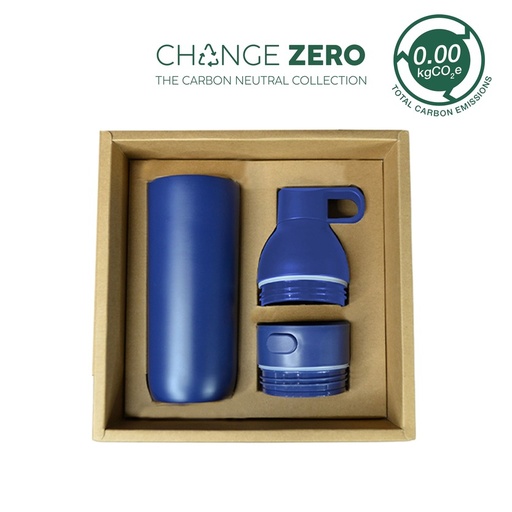 [DWHL 3208] RUVO - CHANGE ZERO 2-in-1 Modular Hydration Gift Set - Navy Blue