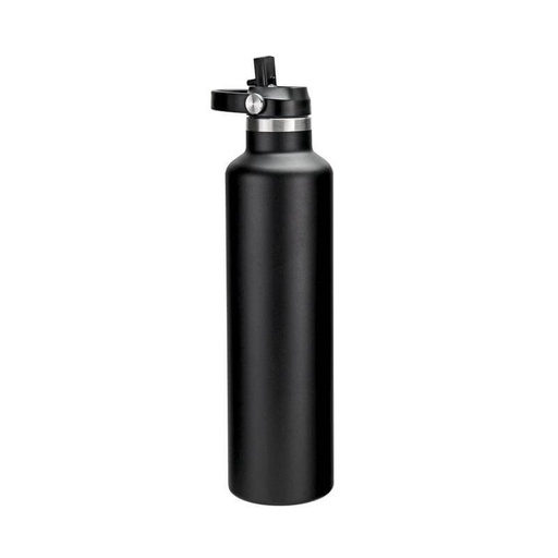 [DWHL 3210] CERVO - Hans Larsen Vacuum Stainless Steel Bottle with Sports Lid - 1L - Black