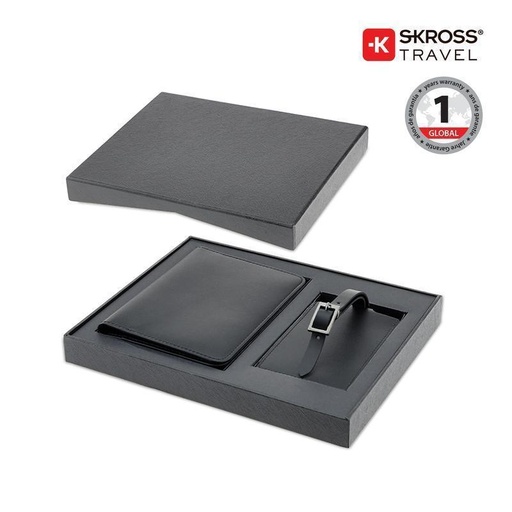 [TASK 2198] Skross® Diplomat Travel Gift Set with Passport Holder and Luggage Tag