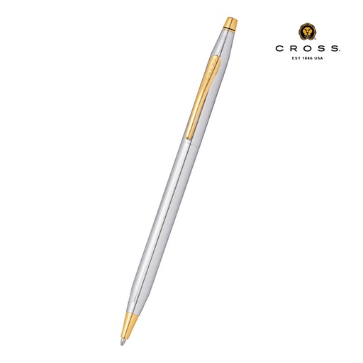 [WICR 5285] Cross Classic Century® Medalist® Chrome with 23KT Gold Plated Appointments Ballpoint Pen