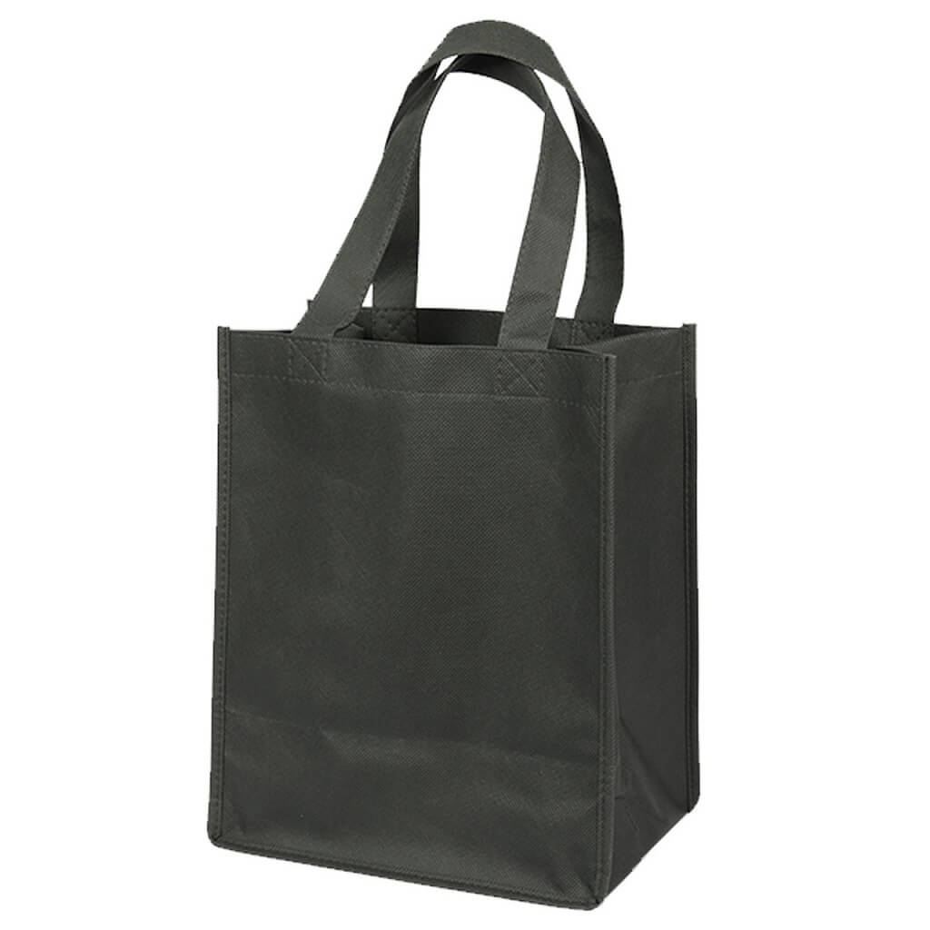 Non-woven Shopping Bag Vertical Black | Jasani