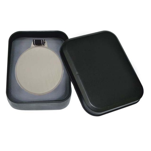 [GALT 236] KARAK - Metal Luggage Tag With Leather Strap in a Tin Box